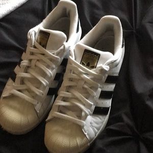 Adidas gold superstar shoes